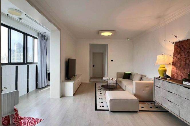 High rise 2bedrooms elevator apt+oven+dryer@L7/13 Changshou Rd