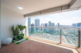 modern big 2brs floor heating open balcony nice view near line 2,12,13 Taikoo Hui
