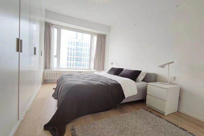 modern big 2brs floor heating modern furniture open kitchen near IAPM line 1,10,12 