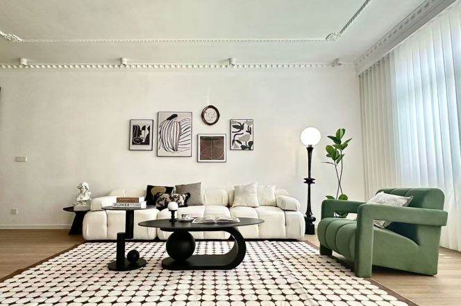 New decoration 1br/110sqm & heating/oven@Jiangsu Rd & Line 2/11