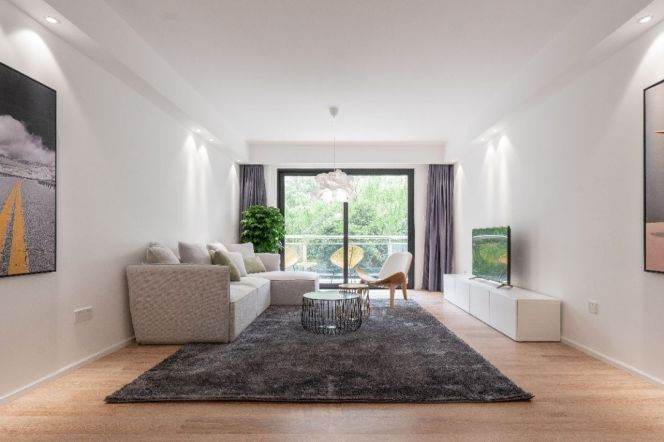 modern big 3brs floor heating open balcony in top 2 compound Xujiahui line 1,9,11 