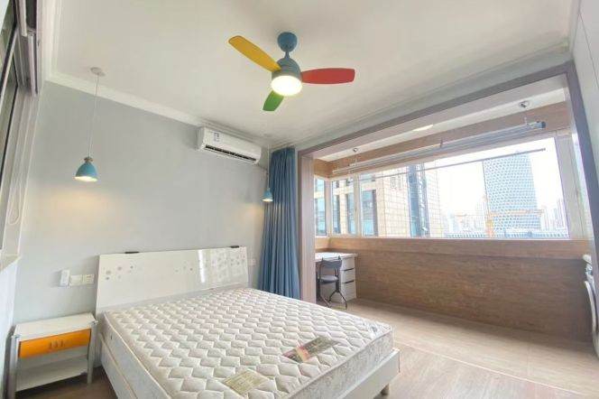 Full furnished 1br/2living & elevator @Hailun Rd & Line 4/10