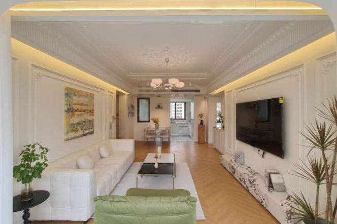 Modern decoration 2brs with floor heating and balcony belonged to Xintiandi area,