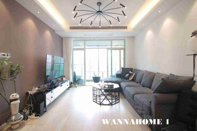 Spacious&Bright&Modern 2Bdrs 2Baths Apt+W Nanjing Rd CBD+Open Balcony/Great Compound