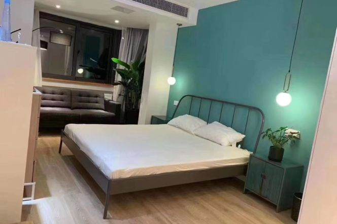  1BR high-rise nr Changshu rd Line  1&7 