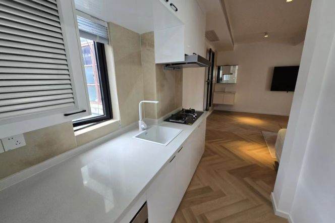 1BR+Floor Heating/Shanghai Library+Changshu Road Metro