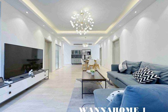 Modern&Spacious&Bright 4Bdrs 2Baths Apt/Taikoo Hui+Top Compound+Greenery View