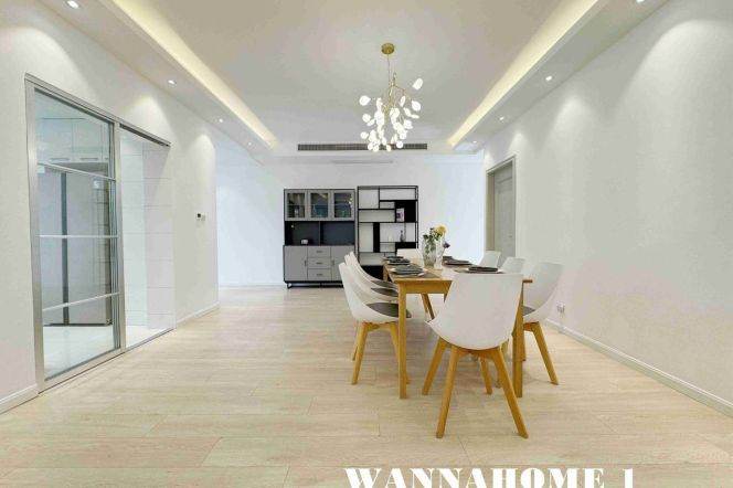 Modern&Spacious&Bright 4Bdrs 2Baths Apt/Taikoo Hui+Top Compound+Greenery View