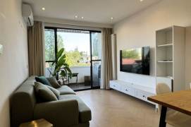 Spacious 1BR + open balcony | Famous Changshu rd metro L1/7 | All south