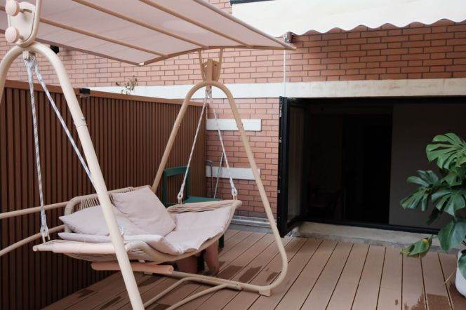 Tongji Garden -1bed - elevator- Terrace - convenient location-line 7 changping 