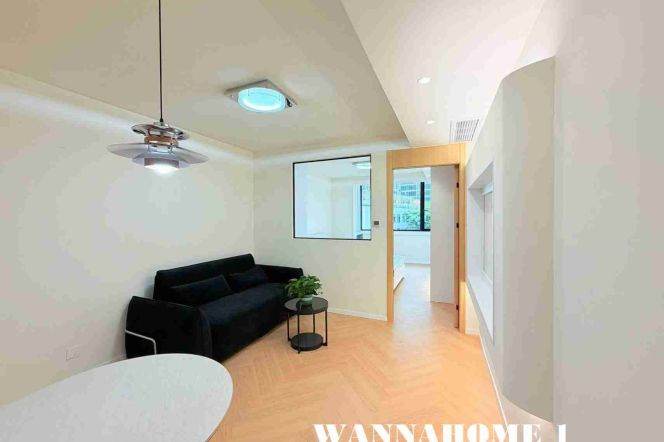 Spacious&Bright&Modern 1bdr 1Bath Apt+Large Closets+5F Walk Up+W Nanjing Rd CBD