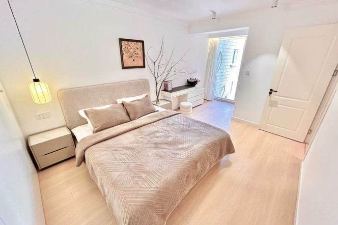 xujiahui floor heating 1BR/big living room@L4/7