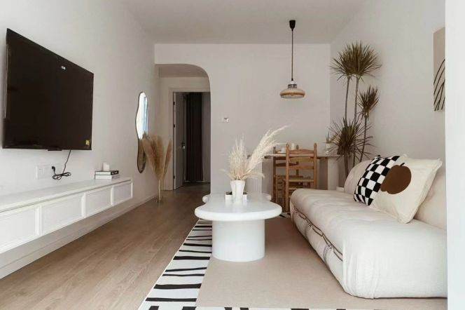  Minimalist Nordic 1BR+Private Wooden Patio
