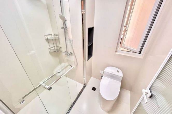 xujiahui floor heating 1BR/big living room@L4/7