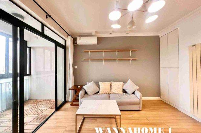Modern&Spacious&Bright 1Bdr 1Bath Apt+L7 Chang Ping Rd+Large Balcony+Good Quality