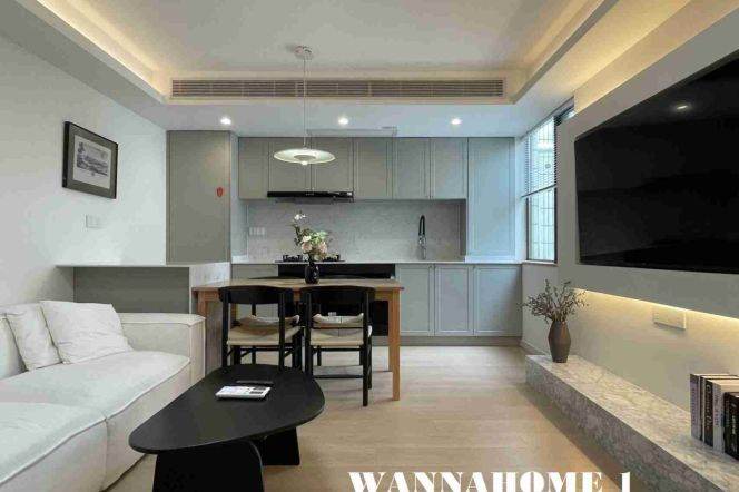 Spacious&Bright Elevator 1Bdr 1Bath Apt+L14 Wu Ding Rd+Large Balcony+Nice View