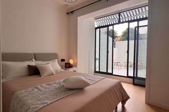 Nice yard 1Br/1Lr/1Bt apt nr Changping rd,M7
