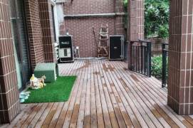 2 Brs, 2 Baths with Garden/Floor heating/Dryer, 130 sqm @ Hongbaoshi metro L10