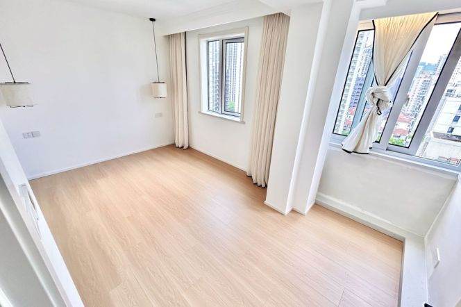  2BR high-rise with floor heating @Jing'an Line 7&13