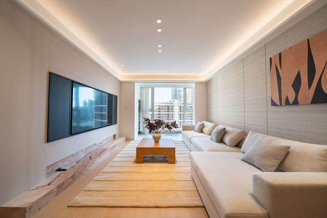 Modern decoration 2brs with floor heating and river view  belong to Lujiazui 
