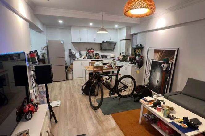 Bright spacious Apt with oven &heating & elevator @ West Nanjing Rd.
