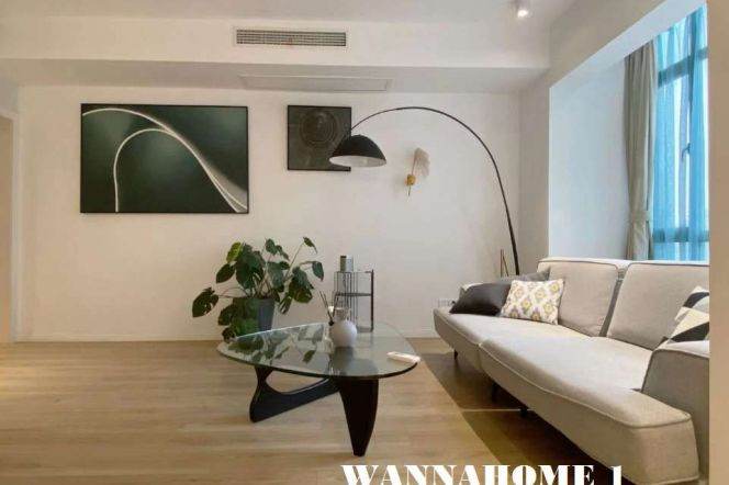 Bright&Duplex&Modern Elevator 2Bdrs 2Baths Apt+L2/3/4 Zhong Shan Park+Cloakroom