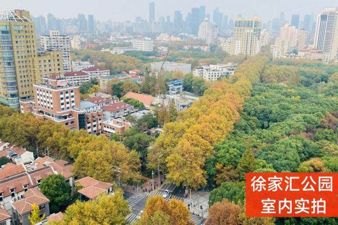 modern 2brs floor heating nice park view good sunshine in central Xujiahui line 1,9,11 