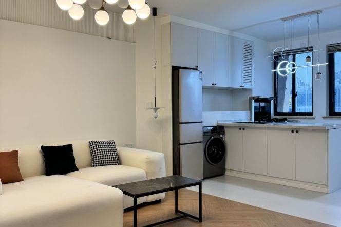Suzhou Creek View | Jiangning rd Mt L13 | Modern 1Br+elevator 8.6K