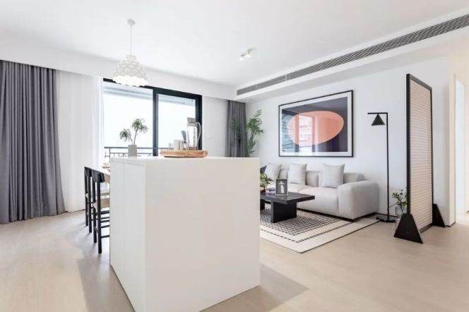modern 3brs floor heating open balcony nice view near Huang pu river IFC line 9 only 24.5K