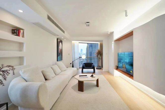 modern 3brs with floor heating modern furniture near line 13,14 and Jing an temple 25K
