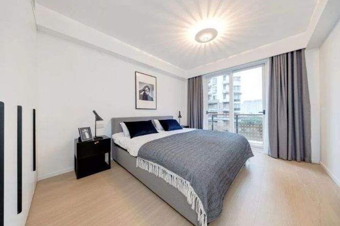 Modern decoration 3brs with floor heating in Gubei