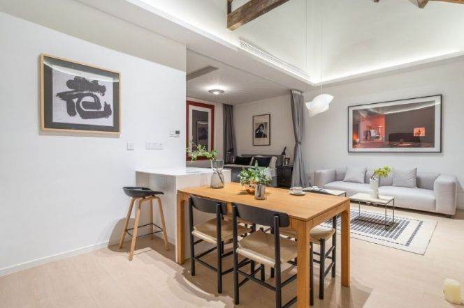 Cozy 1Br + Loft w. Dish washer@W. Nanjing Rd