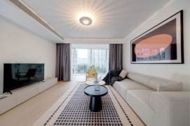 Modern decoration 3brs with floor heating in Gubei