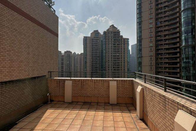 Modern 2brs with big terrace  and floor heating in Lujiauzi