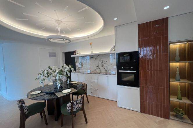 brand new modern 3brs open balcony floor heating beside Xujiahui park 26.8K