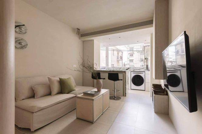 Modern 1 br on KangDing Rd ,easy to L 7 ChangPing Rd st. + L 14 WuDing Rd St.