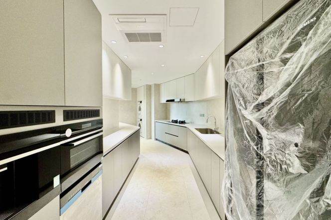 brand new big 4brs floor heating open balcony in most popular compound Lujiazui IFC 