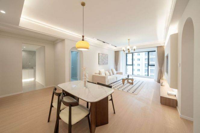 modern 2brs floor heating modern furniture beside Huang pu river 19.8K