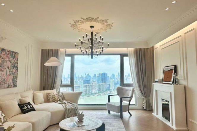 super modern 2brs floor heating nice river view beside Huang pu river 