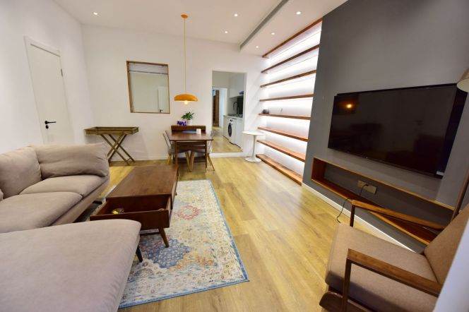 Zhaojiabang Rd 2BR+2BA with Garden,Floorheating,C/A 15.8K 