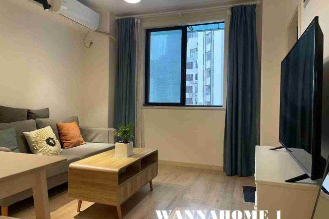 Spacious&Modern&Bright Elevator 1Br 1Bath Apt+West Nan Jing Rd CBD+Great View