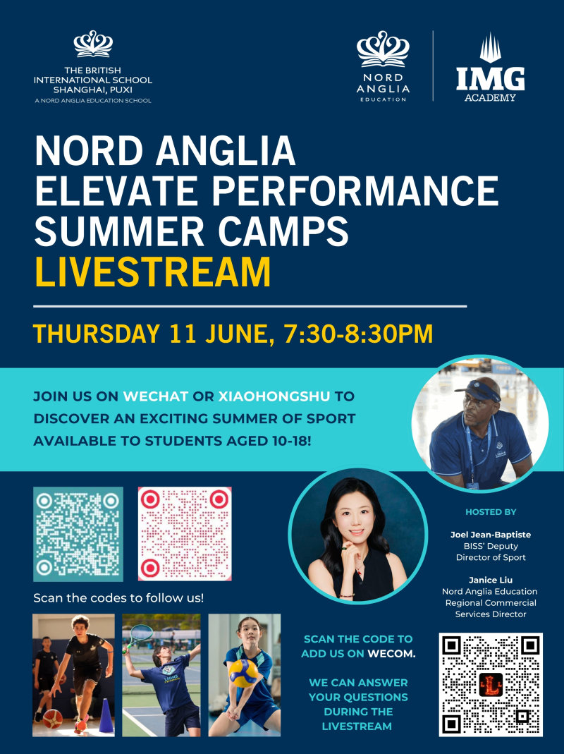 BISS Hosts Livestream for Nord Anglia Elevate Performance Summer Camps