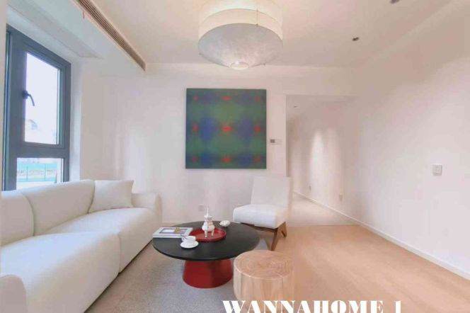New&Modern&Spacious&Bright 1Bdr 1Bath Apt+Taikoo Hui+Large Balcony+West Nan Jing Rd Metro