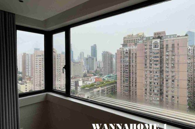 Spacious&Modern&Bright 2Bdrs 1Bath Apt+L7 Chang Ping Rd+Stunning View+Jing An Temple