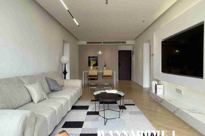 Spacious&Modern&Bright 2Bdrs 1Bath Apt+L7 Chang Ping Rd+Stunning View+Jing An Temple