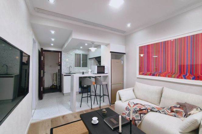 Hengshan rd/Modern 1br 1lr/elevator/bright room/brand furniture,@L1/10