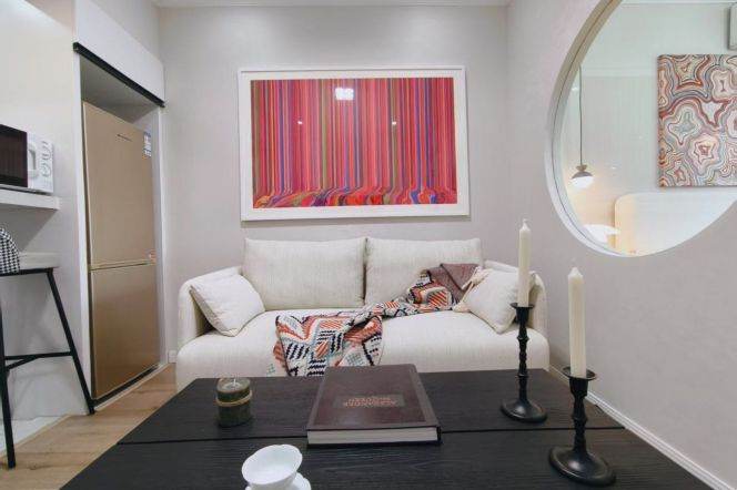 Hengshan rd/Modern 1br 1lr/elevator/bright room/brand furniture,@L1/10
