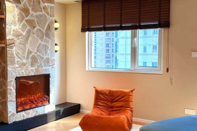 Artistic 2Bds & 2Btrs apt+floor heating+dishwasher+oven@Jiangsu Rd