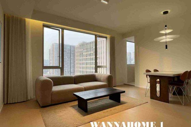 Great Compound+Spacious&Modern&Bright 1Bdr 1Bath Apt+Jing An Temple+Stunning View 