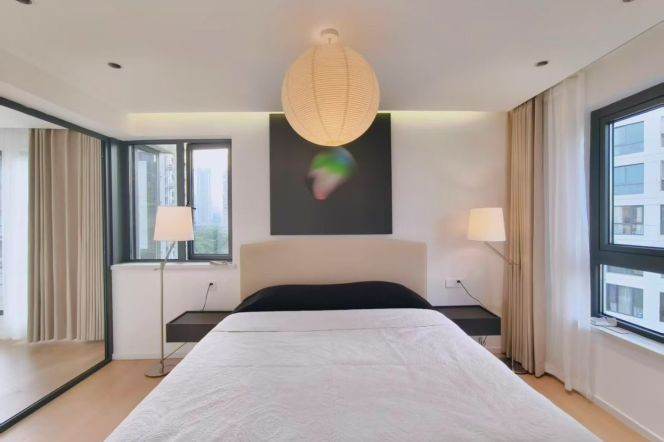 1 Big Br, 1 Living room, 70 sqm, High rise building @ West Nanjing metro L2.12&13